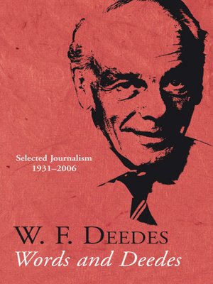 cover image of Words and Deedes